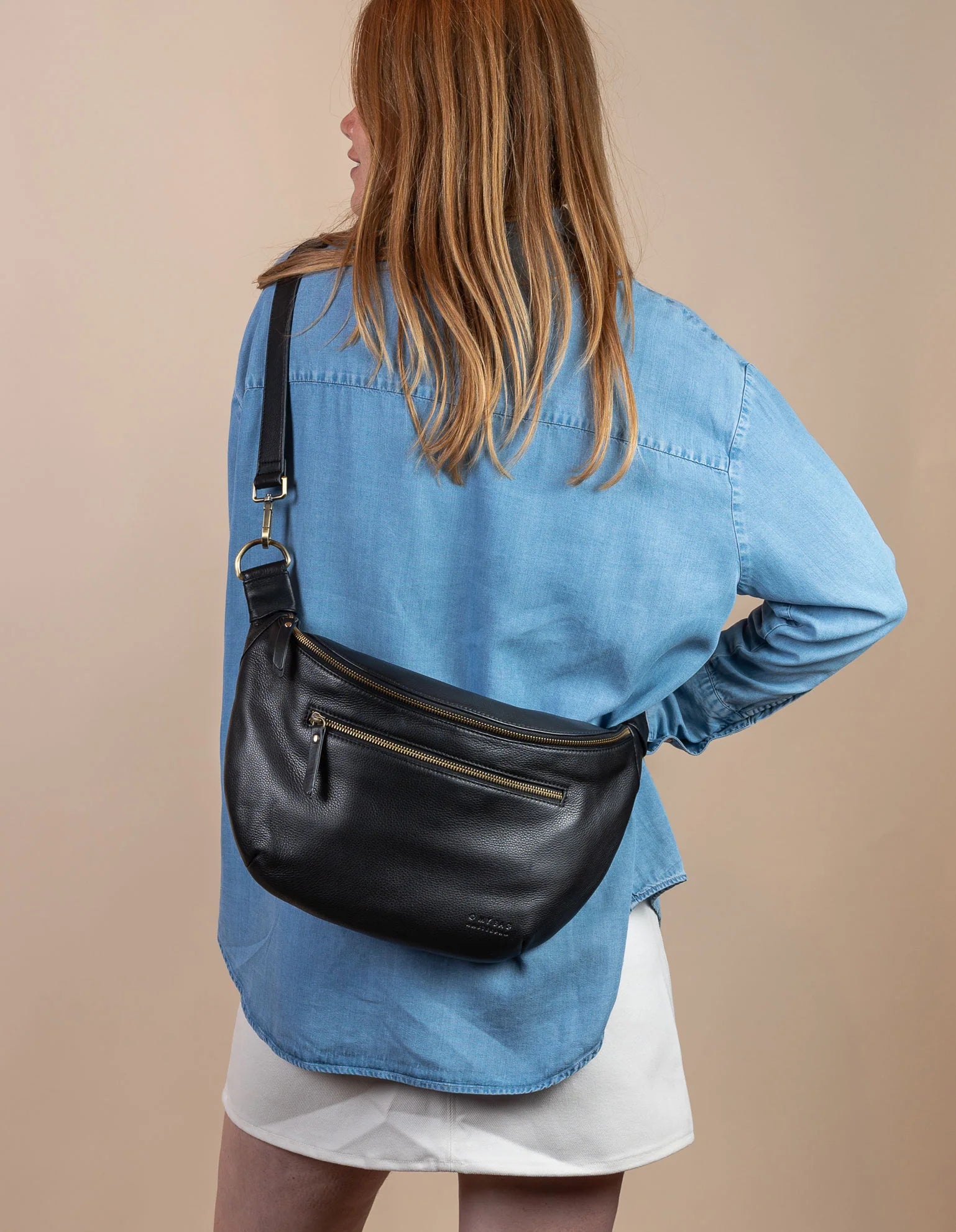 DREW MAXI BLACK CLASSIC LEATHER