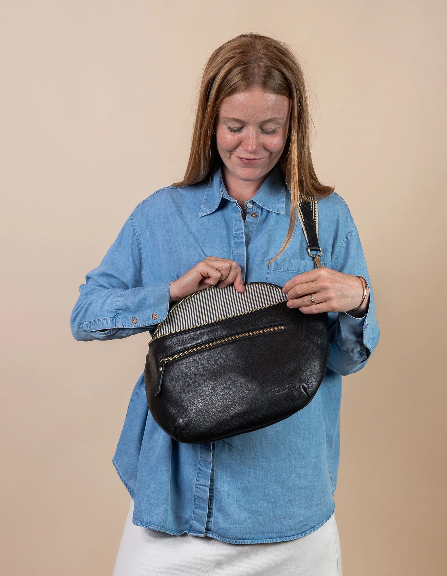 DREW MAXI BLACK CLASSIC LEATHER