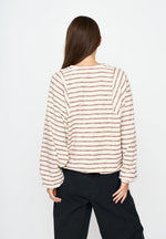 Afbeelding in Gallery-weergave laden, ESNORA SWEAT BLOUSE GOTS - TIRAMISU
