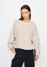 Afbeelding in Gallery-weergave laden, ESNORA SWEAT BLOUSE GOTS - TIRAMISU
