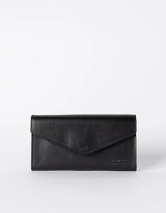 ENVELOPE PIXIE BLACK CLASSIC LEATHER