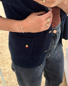 BRACELET WITH TINY COMPASS PENDANT