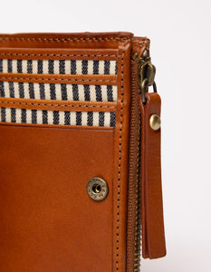 JAMIE WALLET COGNAC CLASSIC LEATHER