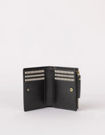 Afbeelding in Gallery-weergave laden, JAMIE WALLET BLACK CLASSIC LEATHER
