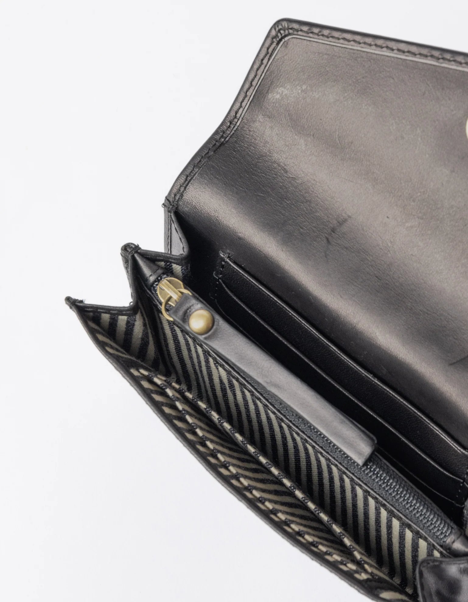 JO'S PURSE BLACK CLASSIC LEATHER