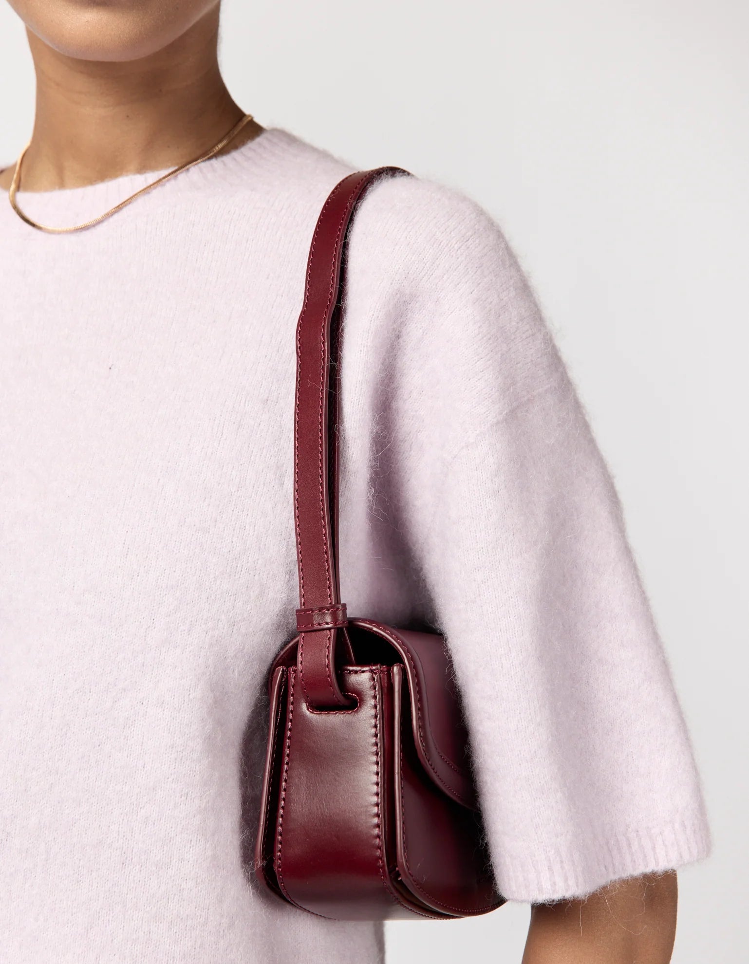 KENDALINI DARK CHERRY CLASSIC LEATHER