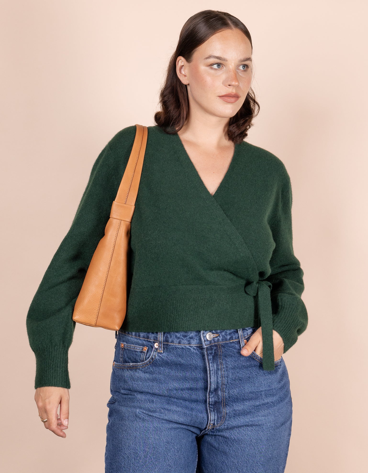 NORA WILD OAK SOFT GRAIN LEATHER