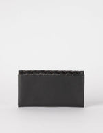 Afbeelding in Gallery-weergave laden, PAU&#39;S POUCH BLACK WOVENCLASSICLEATHER

