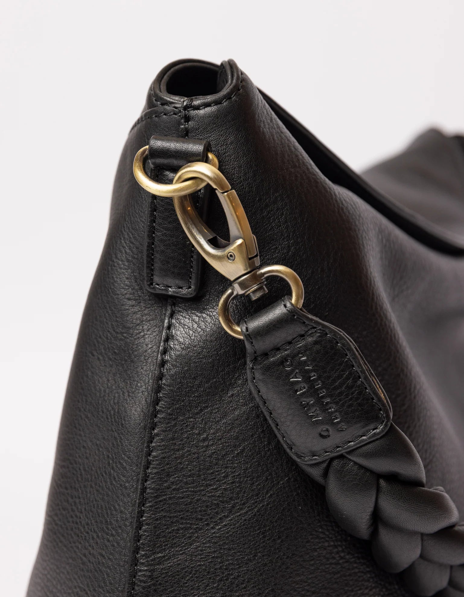 SIENNA BLACK SOFT GRAIN LEATHER