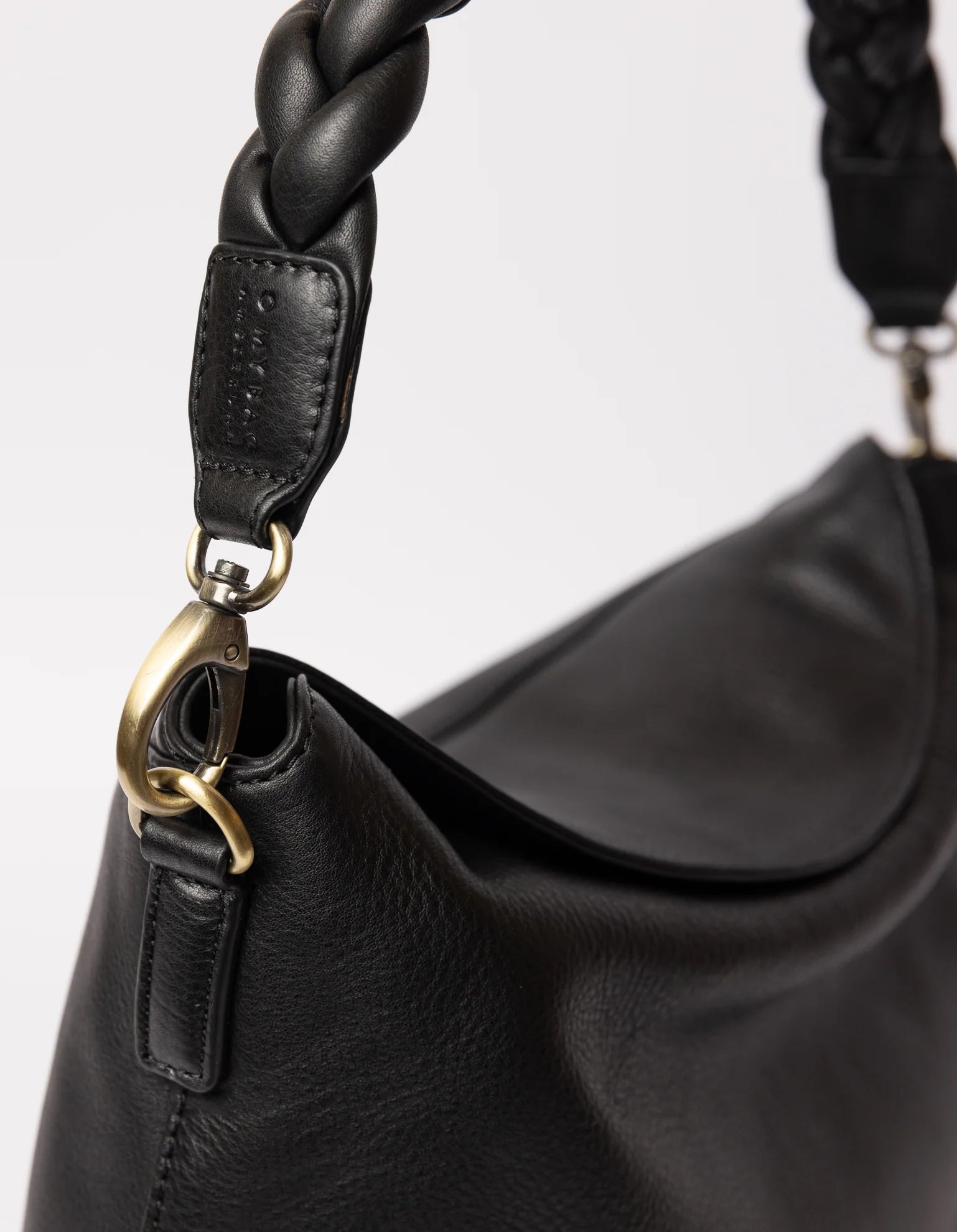 SIENNA BLACK SOFT GRAIN LEATHER