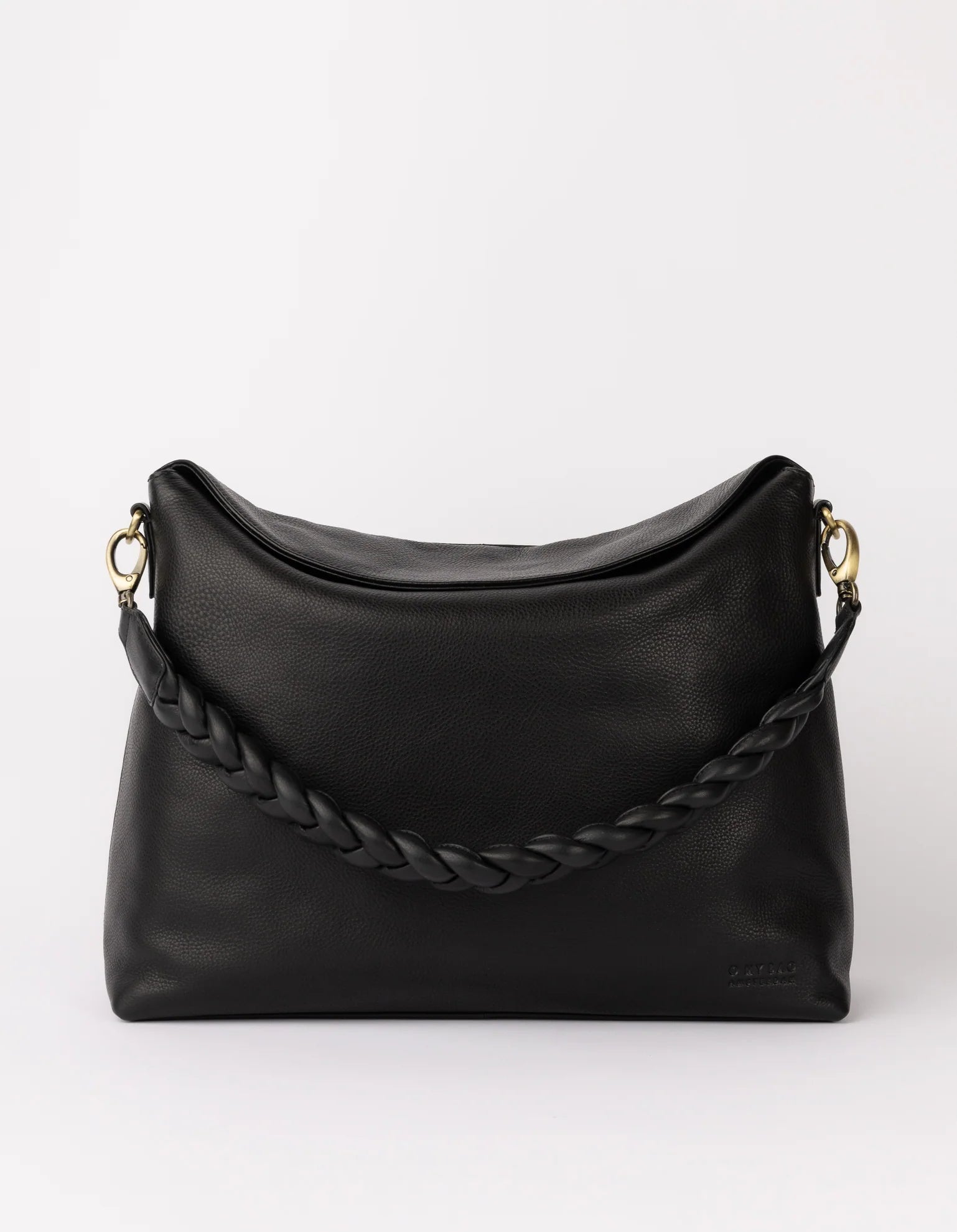 SIENNA BLACK SOFT GRAIN LEATHER