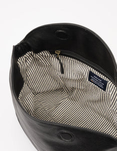 SIENNA BLACK SOFT GRAIN LEATHER
