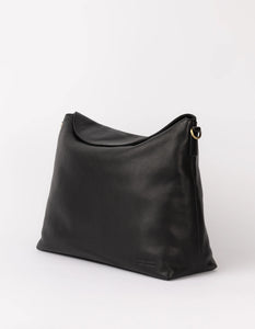 SIENNA BLACK SOFT GRAIN LEATHER