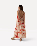 Afbeelding in Gallery-weergave laden, EMMY BRUSH DRESS S/L - RED BRUSH PRINT
