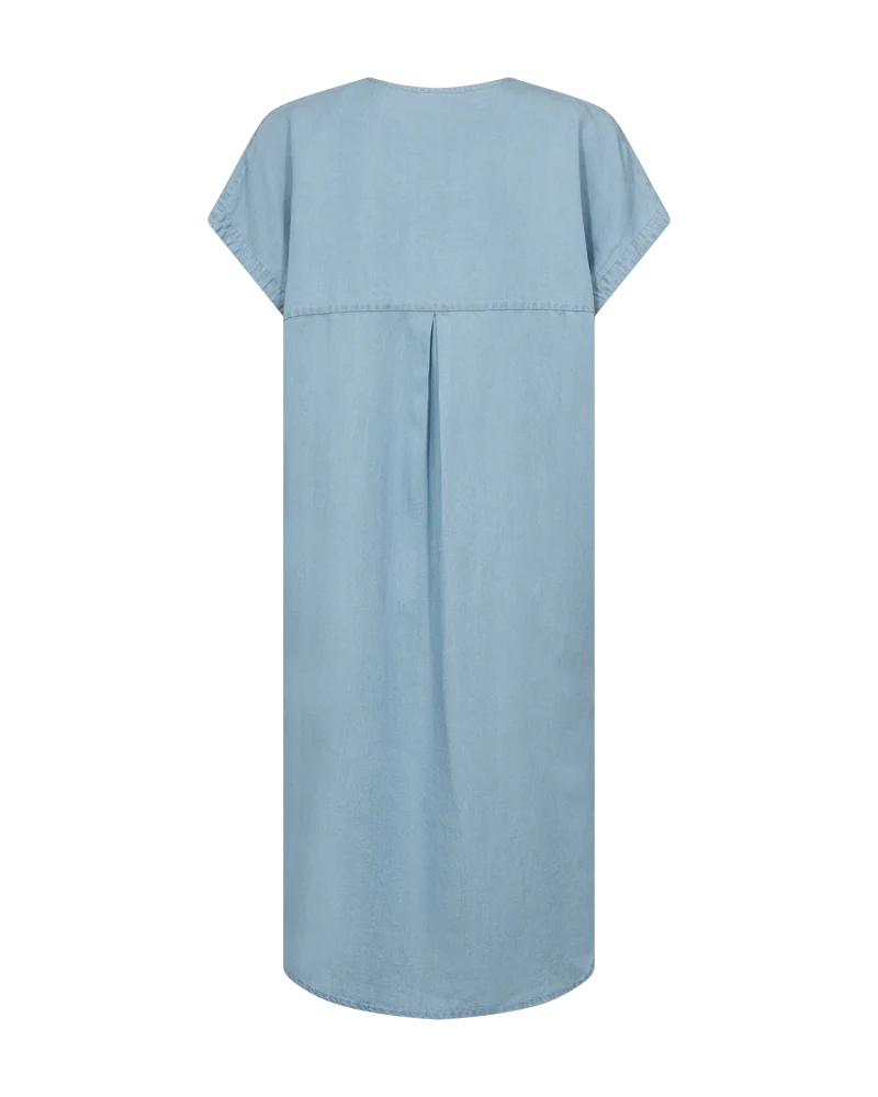 FQCARLY DRESS - LIGHT BLUE DENIM
