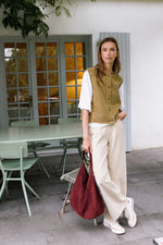 Afbeelding in Gallery-weergave laden, BOXY TWILL VEST
