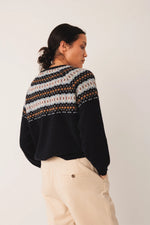 Afbeelding in Gallery-weergave laden, JACQUARD BORDER SWEATER
