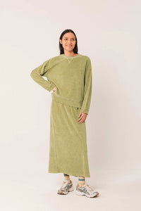 LONG TERRY SKIRT