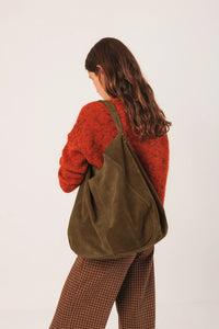 SPLIT LEATHER TOT BAG