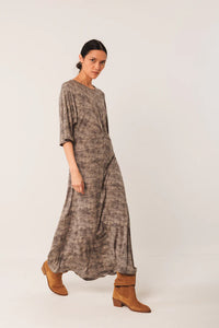 NETTING PRINT DRESS