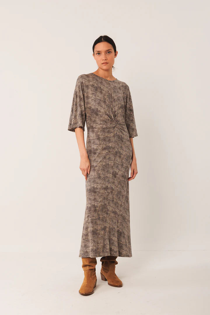 NETTING PRINT DRESS
