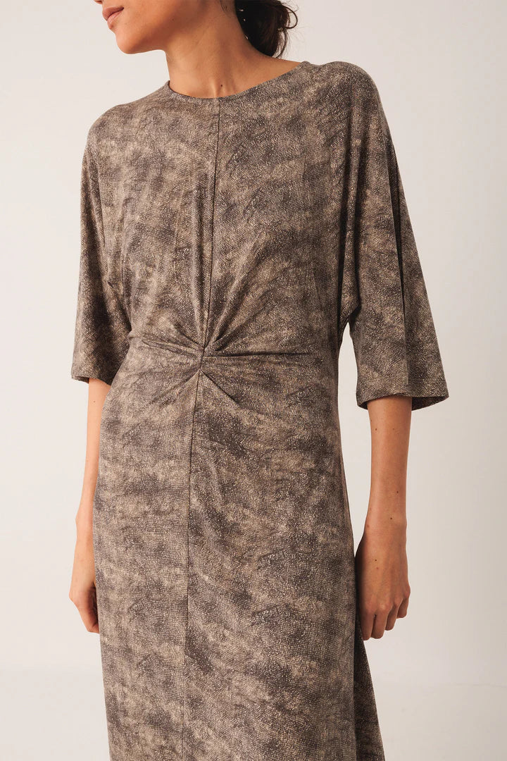 NETTING PRINT DRESS
