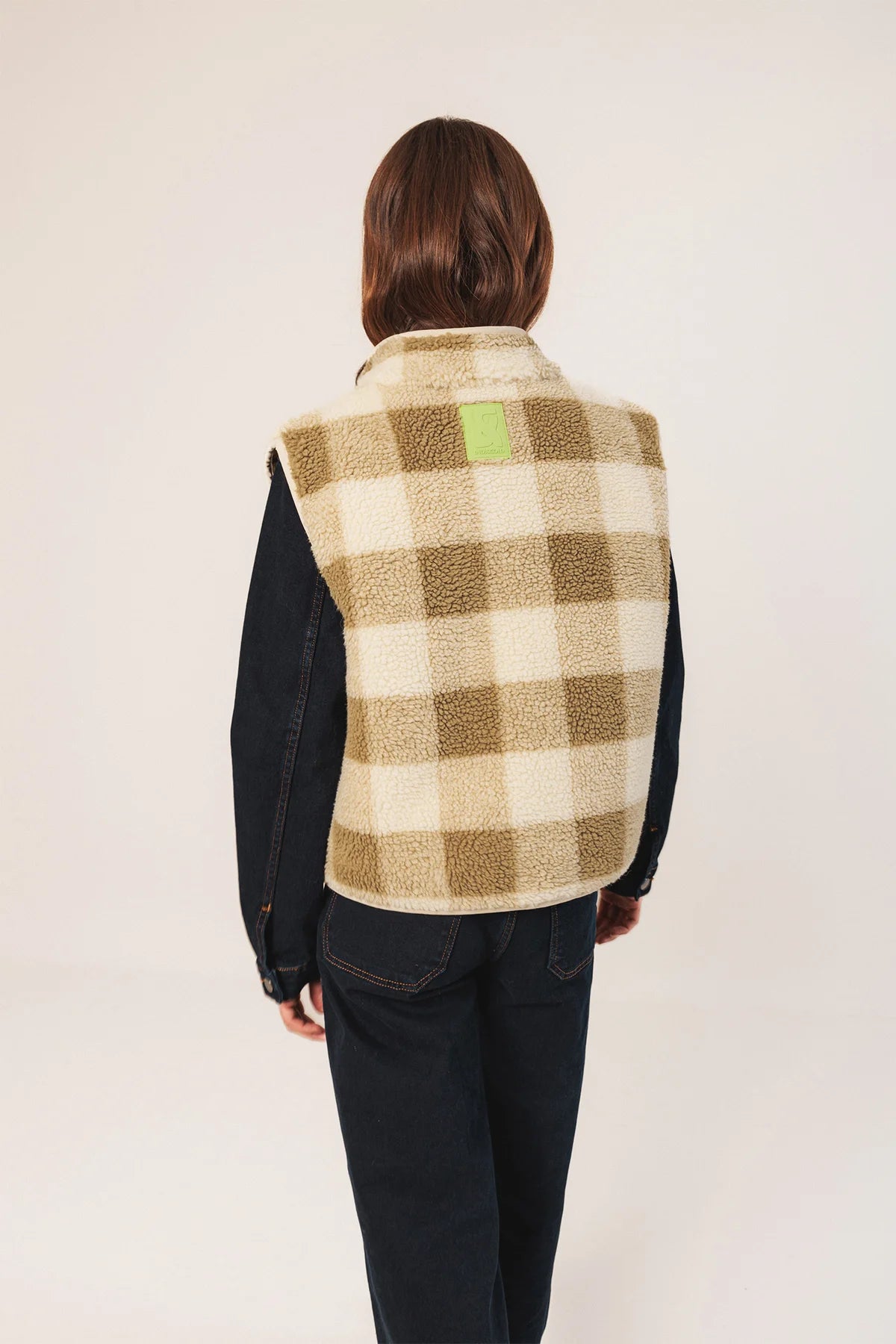 TEDDY PLAID VEST